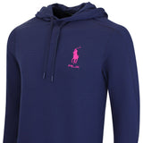 RLX Golf Pullover - RL Tour Pro Logo TW Hoodie - Navy - Fuchsia AW26