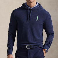 RLX Golf Pullover - RL Tour Pro Logo TW Hoodie - Navy - O. Green SS26