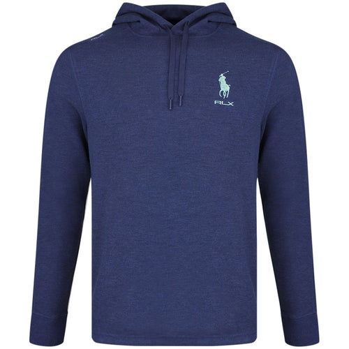 RLX Golf Pullover - RL Tour Pro Logo TW Hoodie - Navy - O. Green SS26