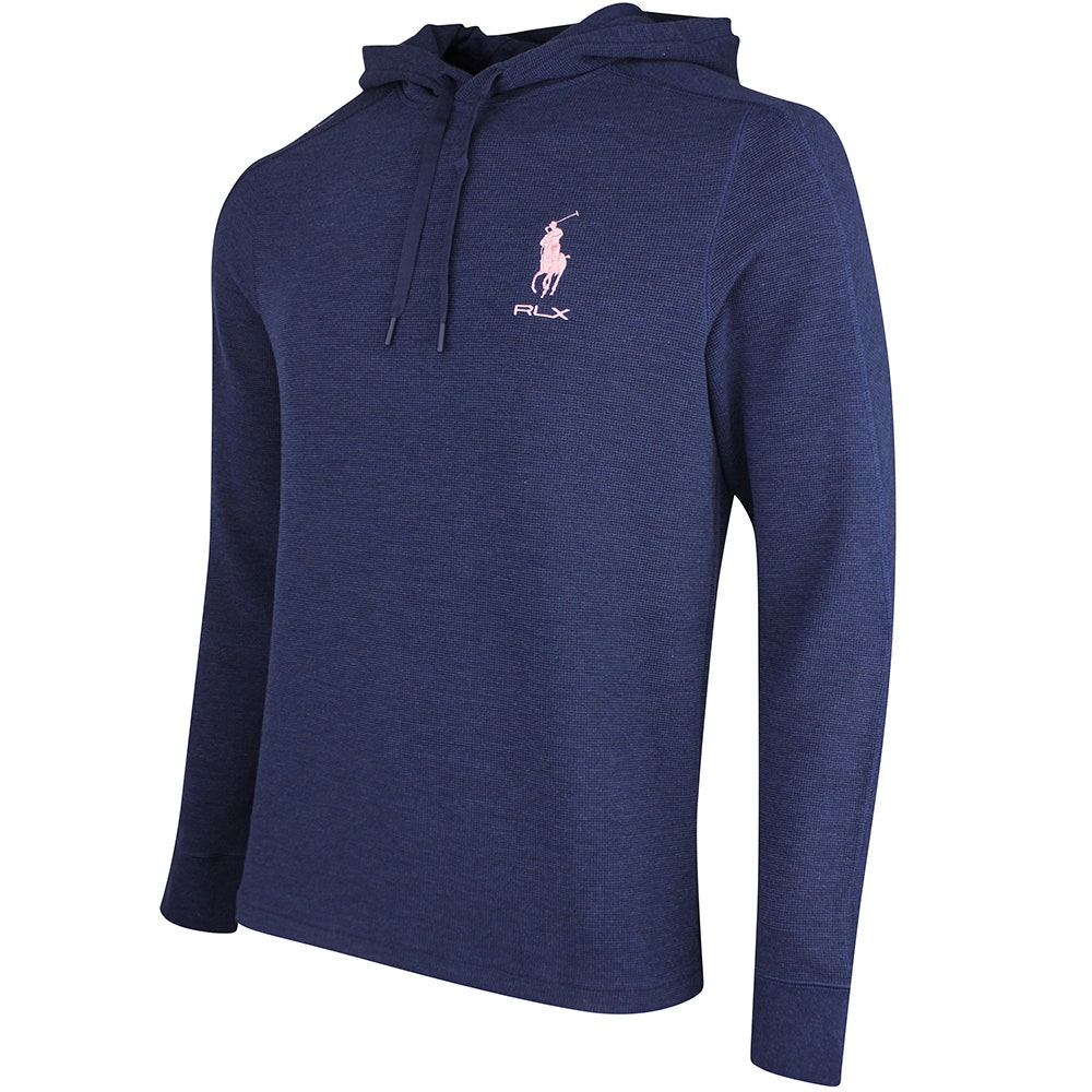 RLX Golf Pullover - RL Tour Pro Logo TW Hoodie - S. Navy SS26