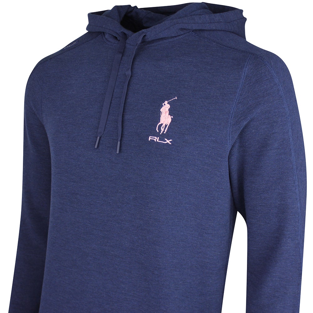 RLX Golf Pullover - RL Tour Pro Logo TW Hoodie - S. Navy SS26