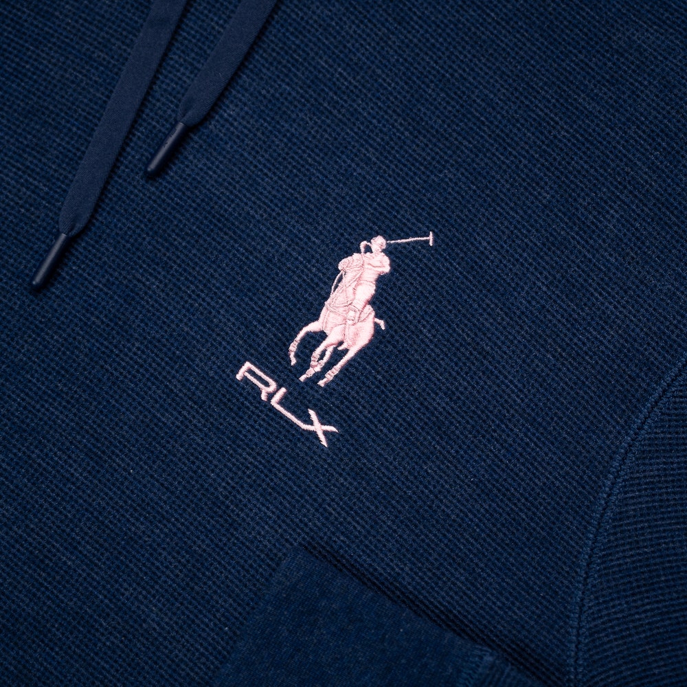 RLX Golf Pullover - RL Tour Pro Logo TW Hoodie - S. Navy SS26