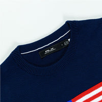 RLX Golf Pullover - Ryder Cup CoolMax Crew Neck - Team USA 2025
