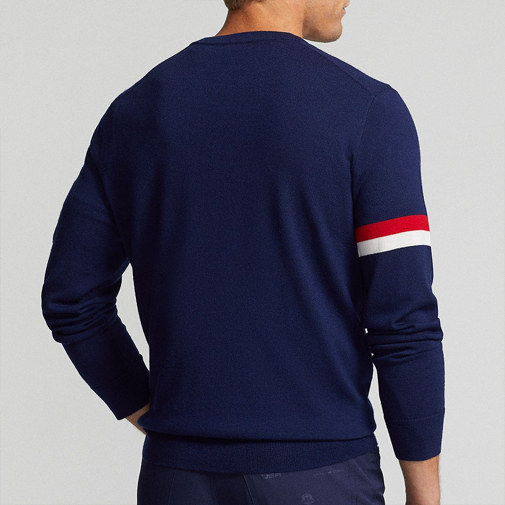 RLX Golf Pullover - Ryder Cup Merino Crew Neck - Team USA 2023