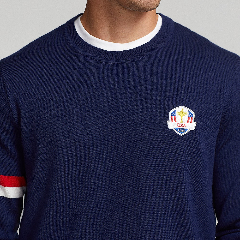 RLX Golf Pullover - Ryder Cup Merino Crew Neck - Team USA 2023