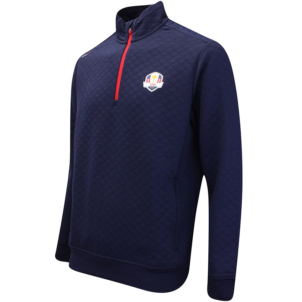 RLX Golf Pullover - Ryder Cup Quilted QZ - Team USA 2025