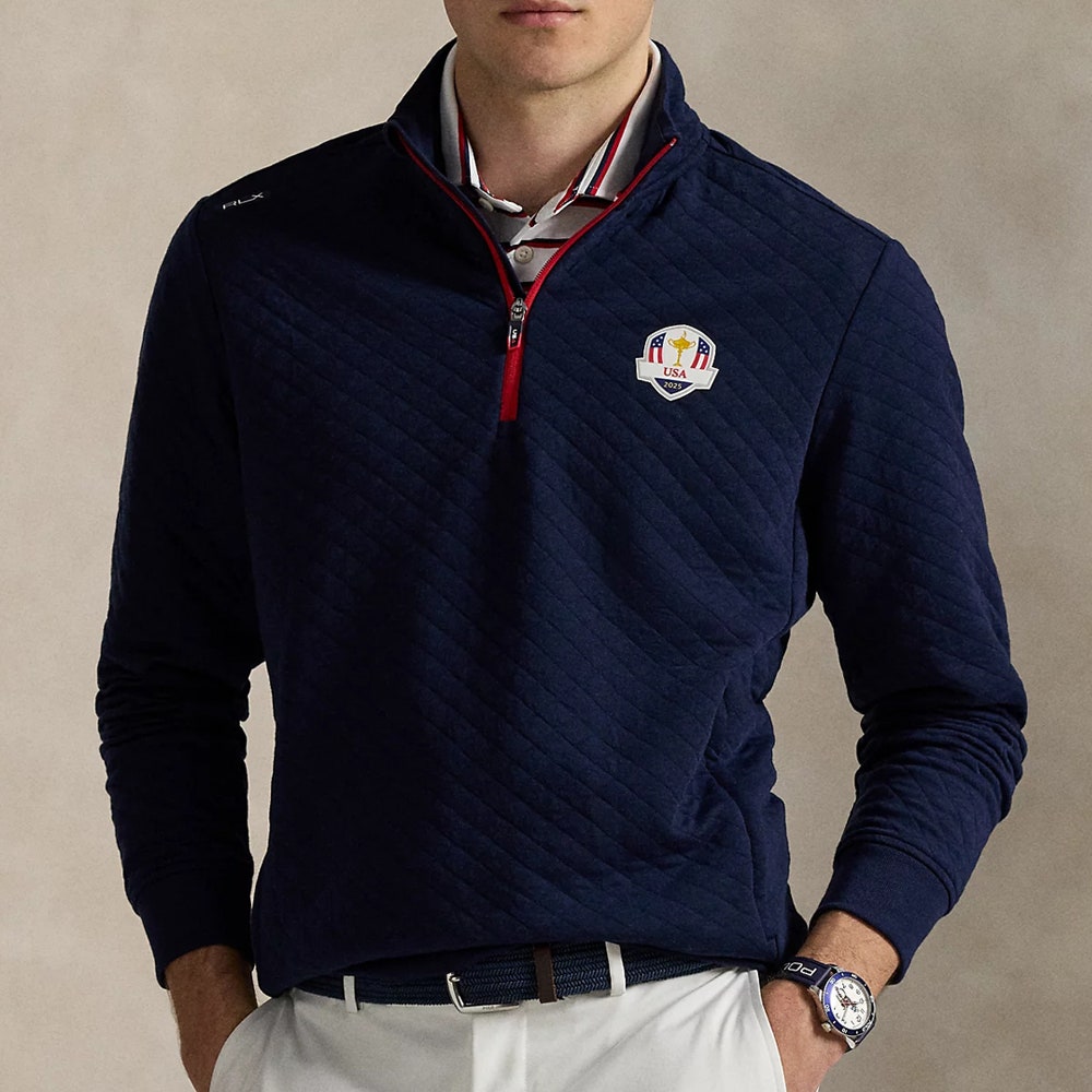 RLX Golf Pullover - Ryder Cup Quilted QZ - Team USA 2025