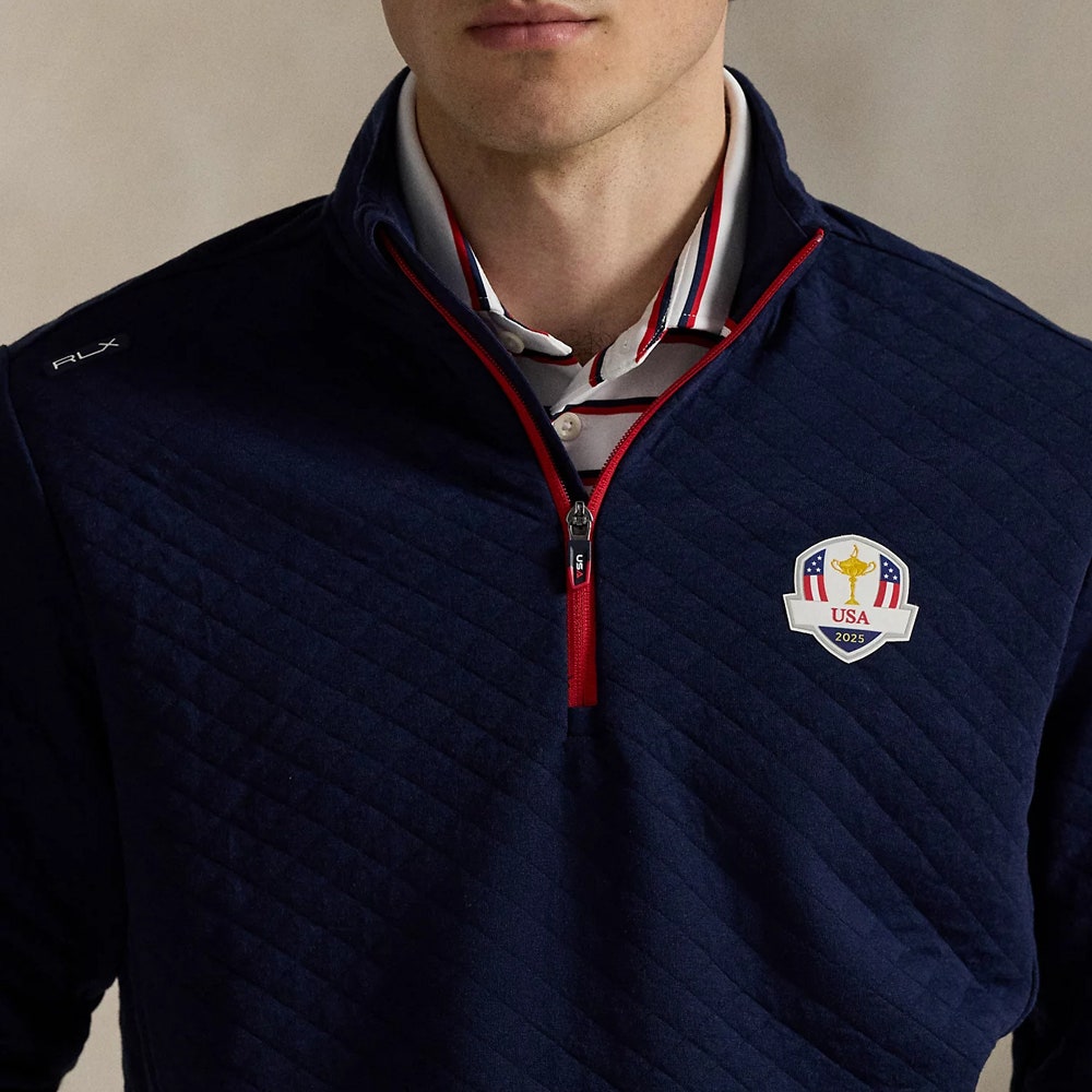 RLX Golf Pullover - Ryder Cup Quilted QZ - Team USA 2025