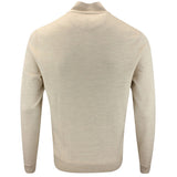 RLX Golf Pullover - Wool Blend QZ - Ecru Tan Htr FA25