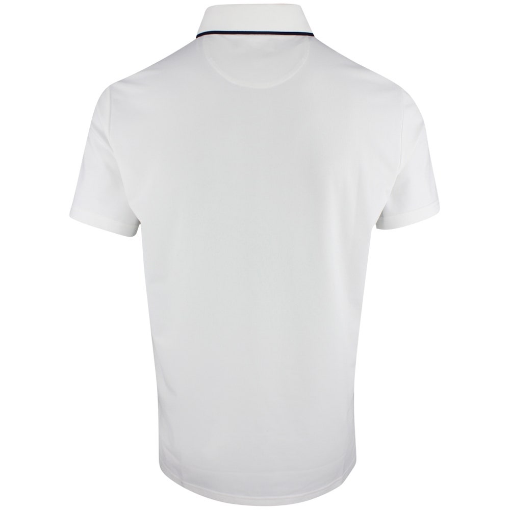 RLX Golf Shirt - Airtech Bear Logo Pique - Ceramic White SS26