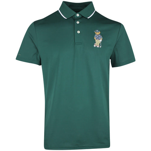 RLX Golf Shirt - Airtech Bear Logo Pique - Moss Agate SS26