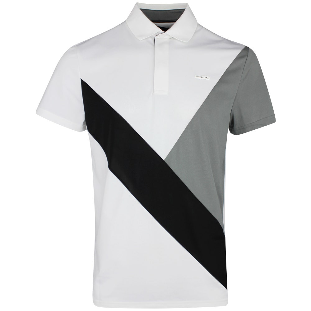 RLX Golf Shirt - Colourblock Airtech Pique - Peak Grey SS26