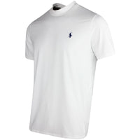 RLX Golf Shirt - Peached Airflow Mock Neck - Ceramic White SS25