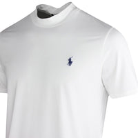 RLX Golf Shirt - Peached Airflow Mock Neck - Ceramic White SS25