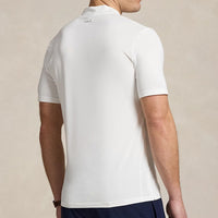 RLX Golf Shirt - Peached Airflow Mock Neck - Ceramic White SS25