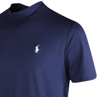 RLX Golf Shirt - Peached Airflow Mock Neck - Refined Navy SS25
