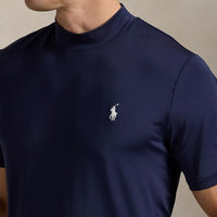 RLX Golf Shirt - Peached Airflow Mock Neck - Refined Navy SS25