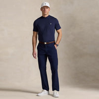 RLX Golf Shirt - Peached Airflow Mock Neck - Refined Navy SS25