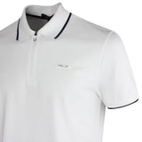 RLX Golf Shirt - Performance Pique QZ Polo - Ceramic White SS25