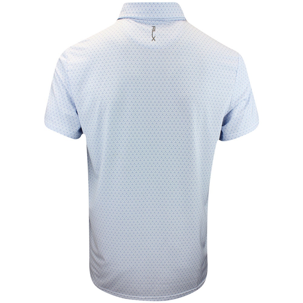 RLX Golf Shirt - Printed Airflow - Blue Crossed Clubs AW24