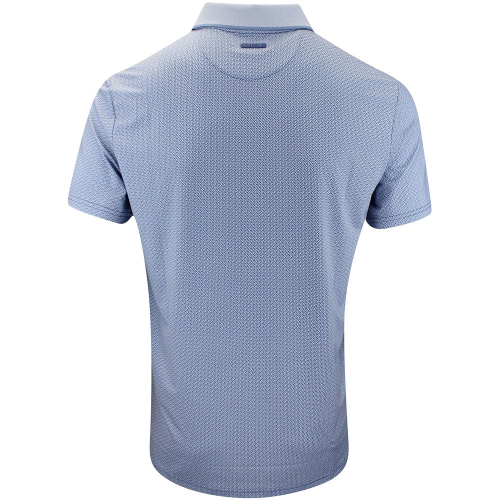 RLX Golf Shirt - Printed Airflow Polo - Old Royal Square Key FA25