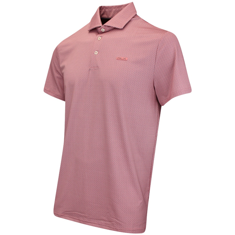 RLX Golf Shirt - Printed Airflow Polo - Petal Boxes FA25