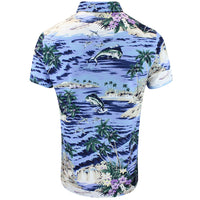 RLX Golf Shirt - Printed Airflow Polo - Tropical Haven FA25