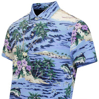 RLX Golf Shirt - Printed Airflow Polo - Tropical Haven FA25