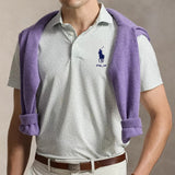 RLX Golf Shirt - RL Tour Pro Logo Botanic Deco - Lima Bean AW26