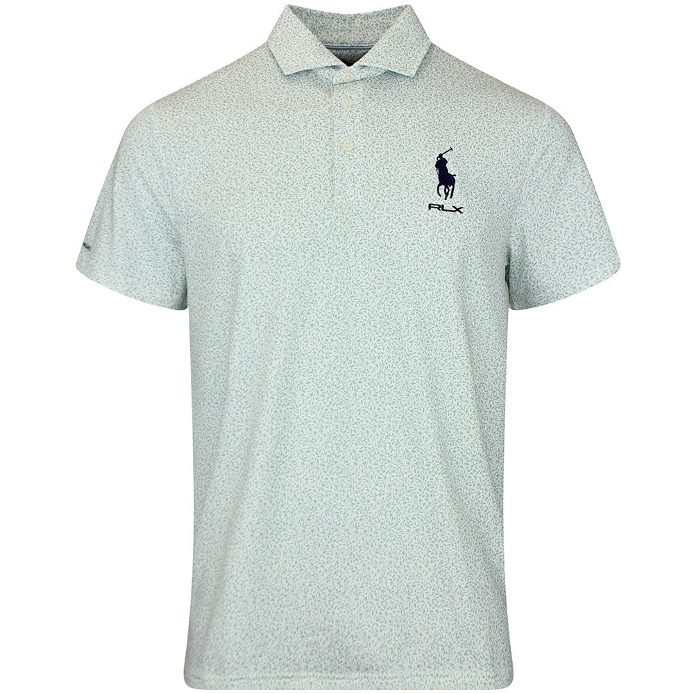 RLX Golf Shirt - RL Tour Pro Logo Botanic Deco - Lima Bean AW26