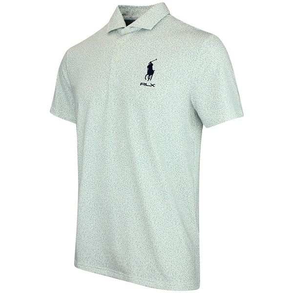 RLX Golf Shirt - RL Tour Pro Logo Botanic Deco - Lima Bean AW26