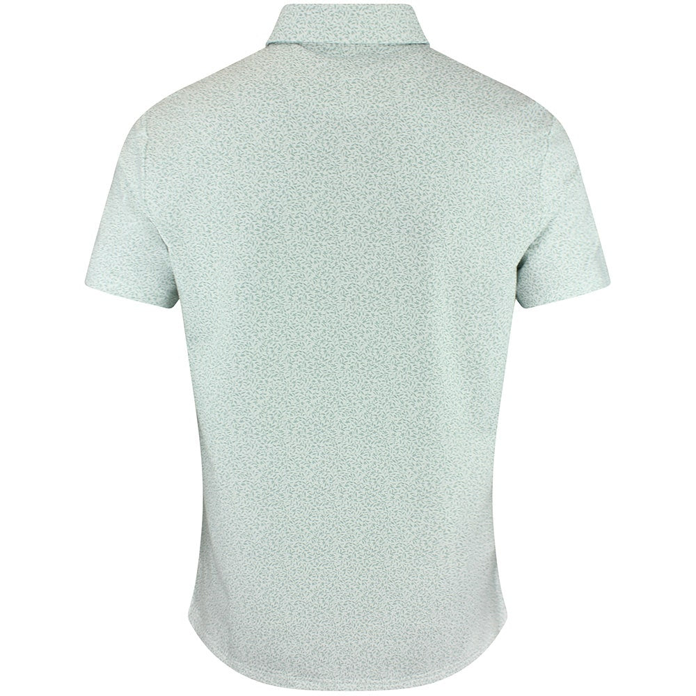 RLX Golf Shirt - RL Tour Pro Logo Botanic Deco - Lima Bean AW26