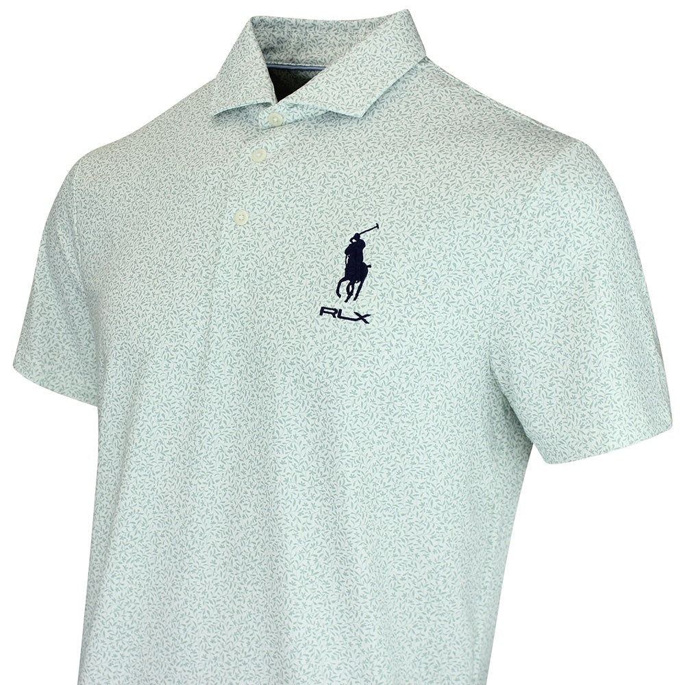 RLX Golf Shirt - RL Tour Pro Logo Botanic Deco - Lima Bean AW26