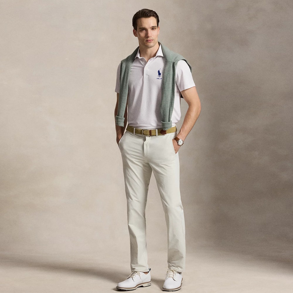 RLX Golf Shirt - RL Tour Pro Logo Botanic Deco - Lovely Lilac AW26