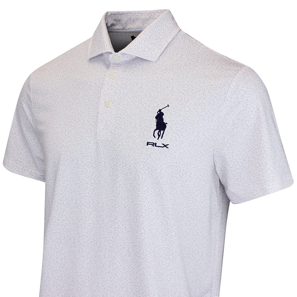 RLX Golf Shirt - RL Tour Pro Logo Botanic Deco - Lovely Lilac AW26