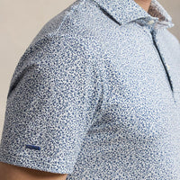 RLX Golf Shirt - RL Tour Pro Logo Botanic Deco - Old Royal AW26