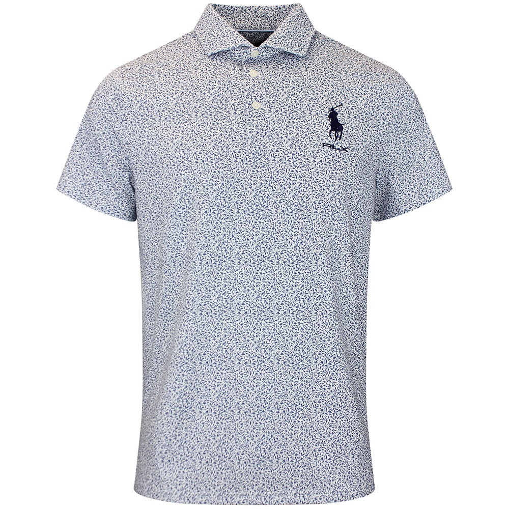 RLX Golf Shirt - RL Tour Pro Logo Botanic Deco - Old Royal AW26