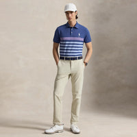RLX Golf Shirt - RL Tour Pro Logo CB Stripe Pique - Wisteria M. AW26
