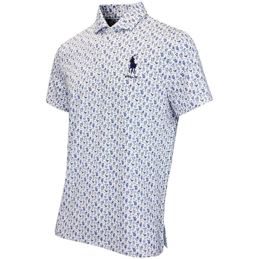 RLX Golf Shirt - RL Tour Pro Logo Chin Chin - Ceramic White SS26