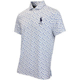 RLX Golf Shirt - RL Tour Pro Logo Chin Chin - Ceramic White SS26