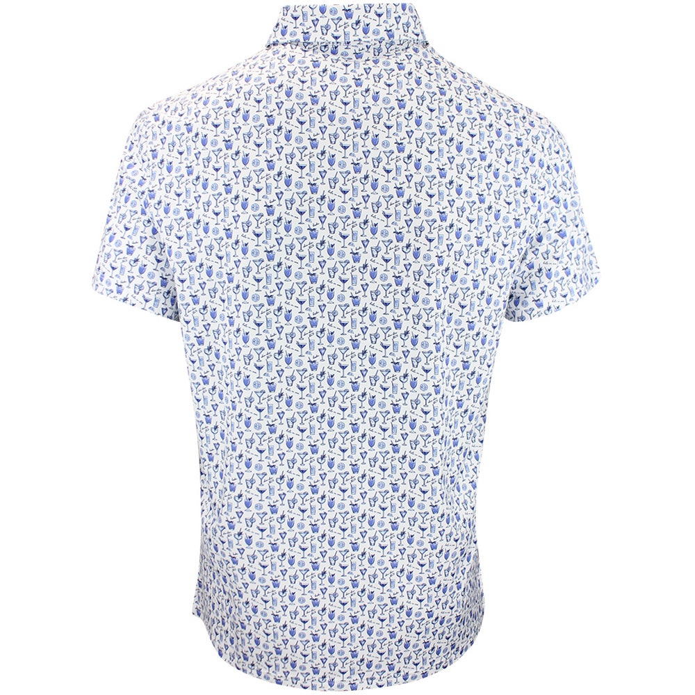 RLX Golf Shirt - RL Tour Pro Logo Chin Chin - Ceramic White SS26