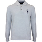 RLX Golf Shirt - RL Tour Pro Logo CoolMax LS - Blue Combo AW26