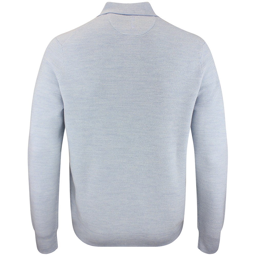 RLX Golf Shirt - RL Tour Pro Logo CoolMax LS - Blue Combo AW26