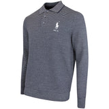 RLX Golf Shirt - RL Tour Pro Logo CoolMax LS - Navy Combo AW26