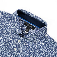 RLX Golf Shirt - RL Tour Pro Logo Ditsy Hibiscus - Refined Navy SS26