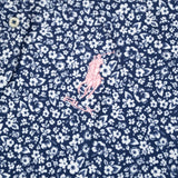RLX Golf Shirt - RL Tour Pro Logo Ditsy Hibiscus - Refined Navy SS26