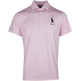 RLX Golf Shirt - RL Tour Pro Logo Divot Dot - Carmel Pink SS26