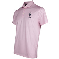 RLX Golf Shirt - RL Tour Pro Logo Divot Dot - Carmel Pink SS26