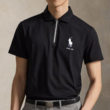 RLX Golf Shirt - RL Tour Pro Logo Kinetic QZ - Black SS26