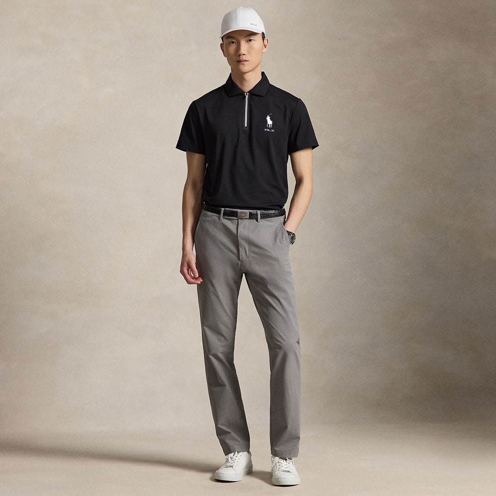 RLX Golf Shirt - RL Tour Pro Logo Kinetic QZ - Black SS26